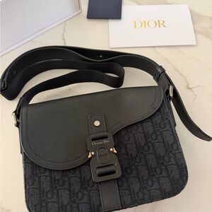 Christian Dior Small Saddle Messenger Bag